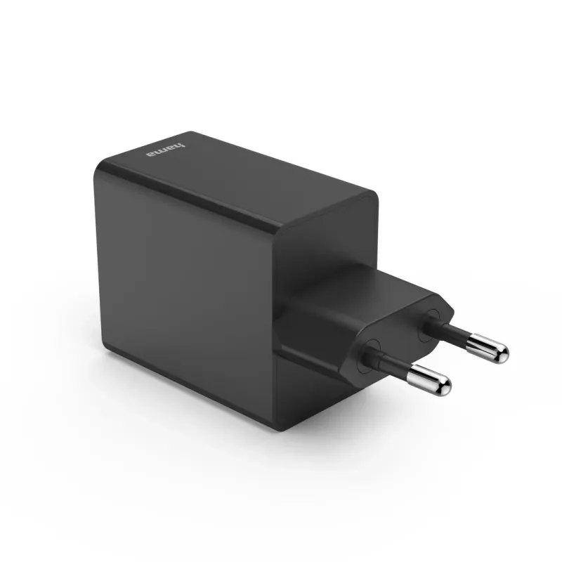 Hama 00201990 cargador móvil auriculares, powerbank, smartphone, tablet negro AC carga rápida interior