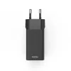 Hama 00201990 cargador móvil auriculares, powerbank, smartphone, tablet negro AC carga rápida interior