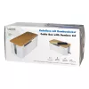 Tapa para regleta de enchufes LogiLink KAB0075 tapa de bambú blanca