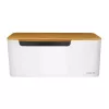 Tapa para regleta de enchufes LogiLink KAB0075 tapa de bambú blanca