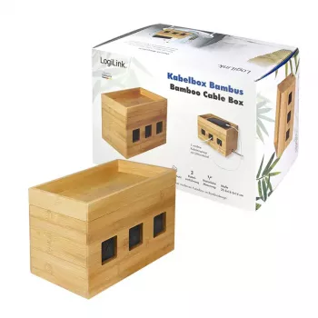 Caja para cables LogiLink KAB0076 madera 140x255x165 mm
