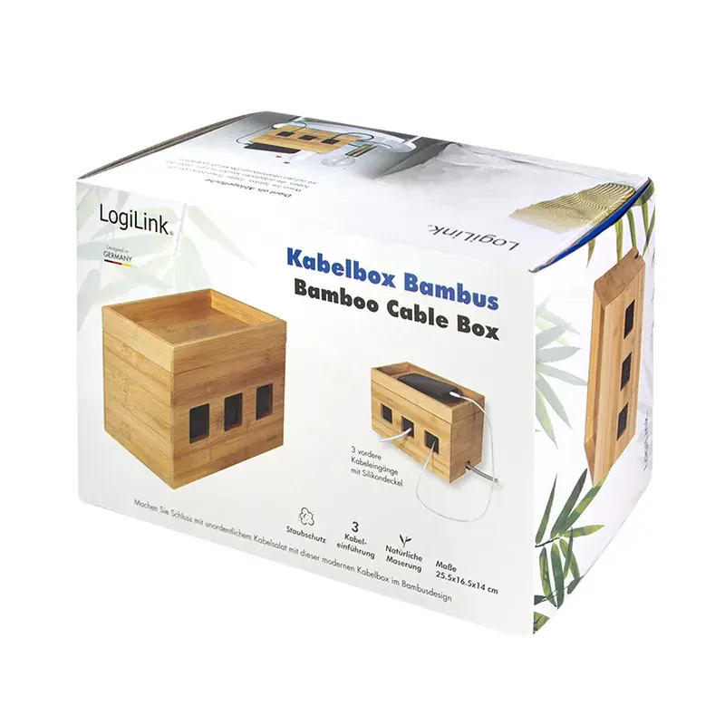 Caja para cables LogiLink KAB0076 madera 140x255x165 mm