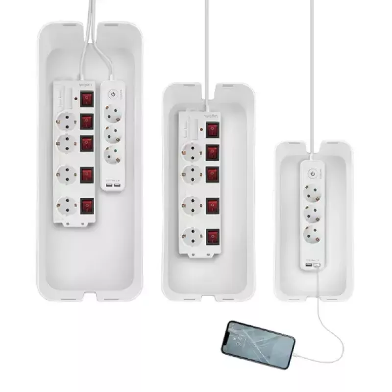 Caja para cables LogiLink KAB0078 universal blanca 3 uds.