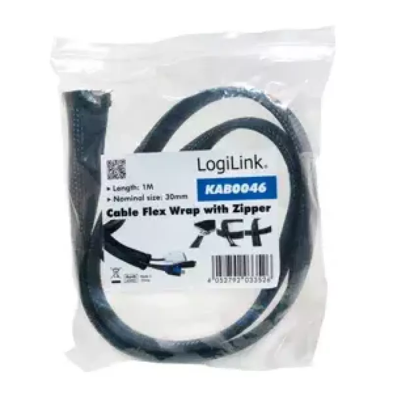 Funda para cables LogiLink KAB0046 negro