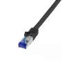 Cable de red LogiLink C6A143S RJ-45 Cat6a 50 m negro
