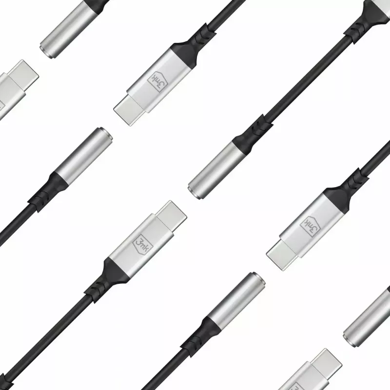 Cable USB 3MK de 3,5 mm jack 3,5 mm 1 ud. USB-C a jack 3,5 mm