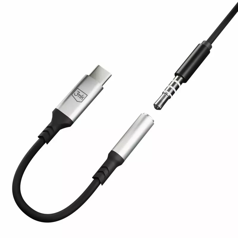 Cable USB 3MK de 3,5 mm jack 3,5 mm 1 ud. USB-C a jack 3,5 mm