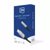 Cable USB 3MK de 3,5 mm jack 3,5 mm 1 ud. USB-C a jack 3,5 mm
