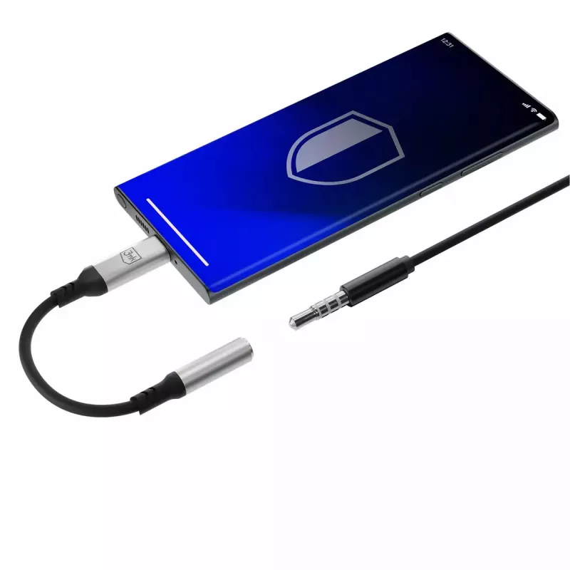 Cable USB 3MK de 3,5 mm jack 3,5 mm 1 ud. USB-C a jack 3,5 mm
