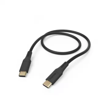Cable USB flexible Hama USB 2.0 1,5 m USB-C negro
