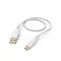 Cable USB flexible Hama USB 2.0 1,5 m USB-A USB-C blanco