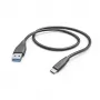 Cable USB Hama 00201595 USB 2.0 1,5 m USB-A USB-C negro