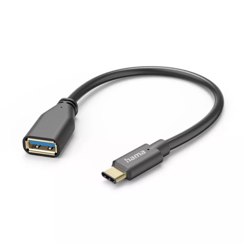 Cable USB Hama 00201605 USB 3.2 Gen 1 (3.1 Gen 1) 0,15 m USB-C USB-A negro