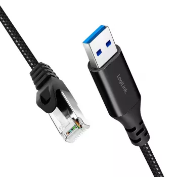 Cable de red LogiLink CU0403 RJ-45 Cat6 3 m negro