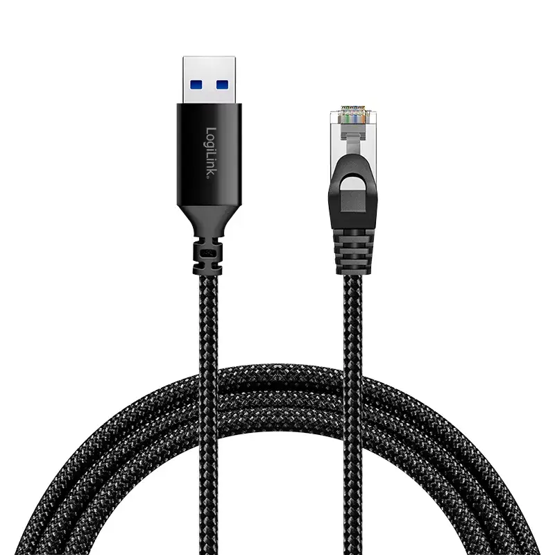 Cable de red LogiLink CU0407 RJ-45 Cat6 15 m negro