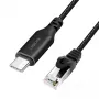 Cable de red LogiLink CU0411 RJ-45 Cat6 1,5 m negro