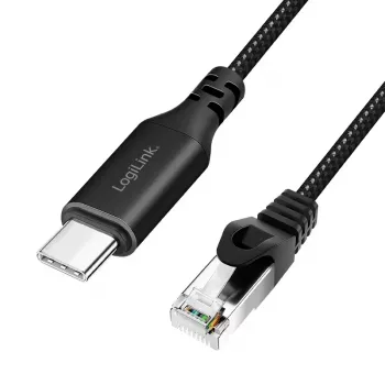 Cable de red LogiLink CU0412 RJ-45 Cat6 2 m negro