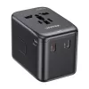 Adaptador de viaje UNITEK P1122ABK01 universal negro Type-C G I