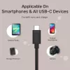 Cable USB-C a USB-C Unitek Y-C477BK01-2M, USB 3.2 Gen 1, 2 m, 5 Gbit/s, PD 60 W, negro