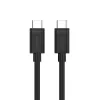 Cable USB-C a USB-C Unitek Y-C477BK01-2M, USB 3.2 Gen 1, 2 m, 5 Gbit/s, PD 60 W, negro