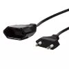 Cable de alimentación LogiLink 3 m 2x CEE 7/16