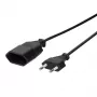 Cable de alimentación LogiLink 3 m 2x CEE 7/16