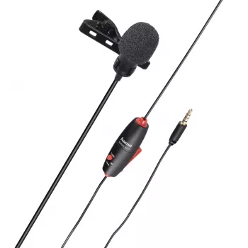 Micrófono de solapa Hama Smart negro