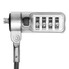 Cable de seguridad LogiLink NBS010 Negro Plata
