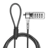 Cable de seguridad LogiLink NBS010 Negro Plata