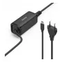 Hama 00200023 Fuente de alimentación 65W Negro Interior para portátil