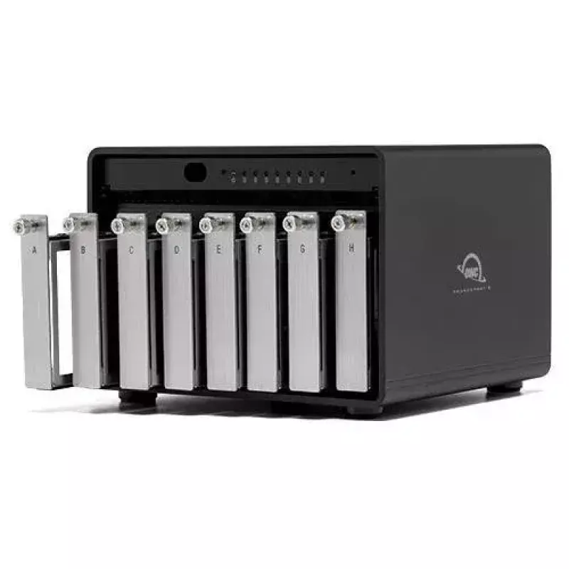 OWC ThunderBay 8 Array de discos Sobremesa Negro 8 unidades HDD SSD