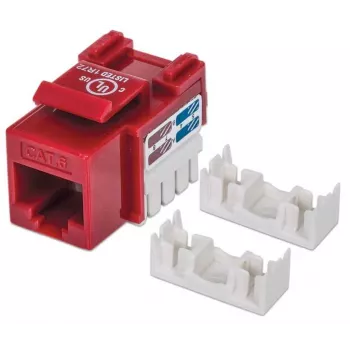 Conector Keystone Intellinet, Cat6, UTP, LSA, Rojo