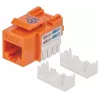 Conector Keystone Intellinet, Cat6, UTP, Punch-down, Naranja