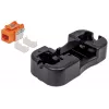 Conector Keystone Intellinet, Cat6, UTP, Punch-down, Naranja