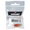 Conector Keystone Intellinet, Cat6, UTP, Punch-down, Naranja