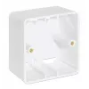 Caja de superficie Intellinet 771900 771917 80x80x45mm Blanco señal RAL9003
