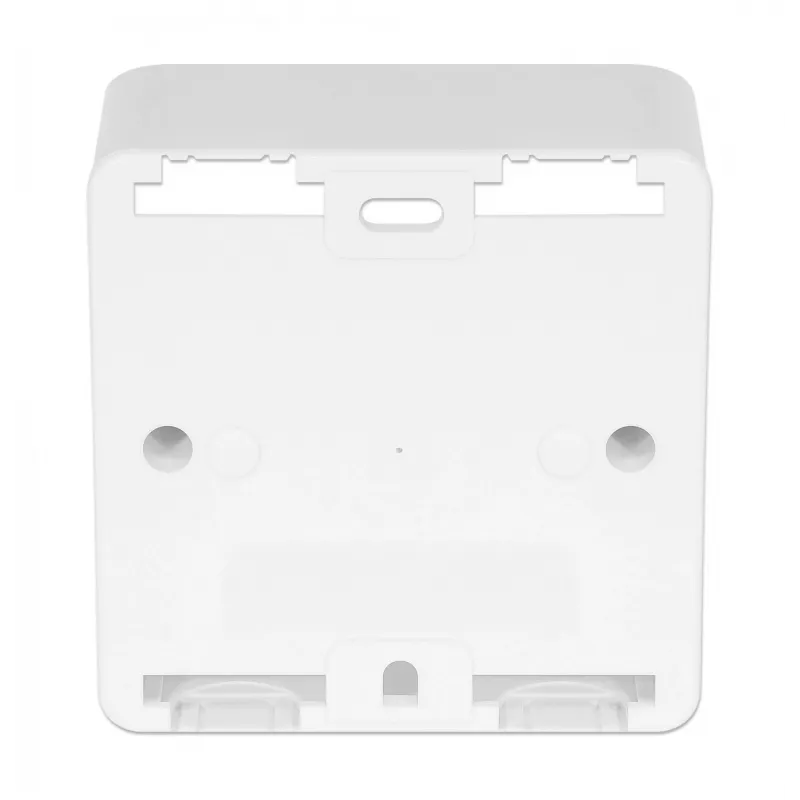 Caja de superficie Intellinet 771900 771917 80x80x45mm Blanco señal RAL9003
