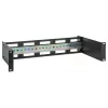 Intellinet 716345 Soporte para carril DIN de 19 pulgadas con profundidad ajustable, 2U
