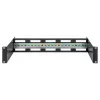Intellinet 716345 Soporte para carril DIN de 19 pulgadas con profundidad ajustable, 2U