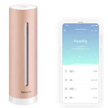 Controlador Netatmo NAC-EC Aluminio 45x45x155 mm