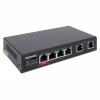 Switch Fast Ethernet Intellinet 6 puertos 4 puertos PoE 65W de presupuesto de potencia