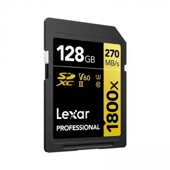 Tarjeta de memoria Lexar 128 GB SDXC UHS-II LSD1800128G-BNNNG