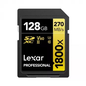 Tarjeta de memoria Lexar 128 GB SDXC UHS-II LSD1800128G-BNNNG