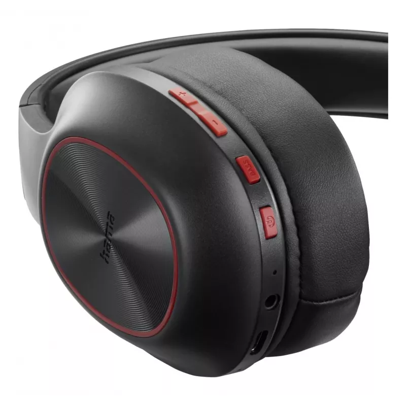 Hama Spirit Calypso III Auriculares Inalámbricos Diadema Llamadas/Música Bluetooth Negro, Rojo