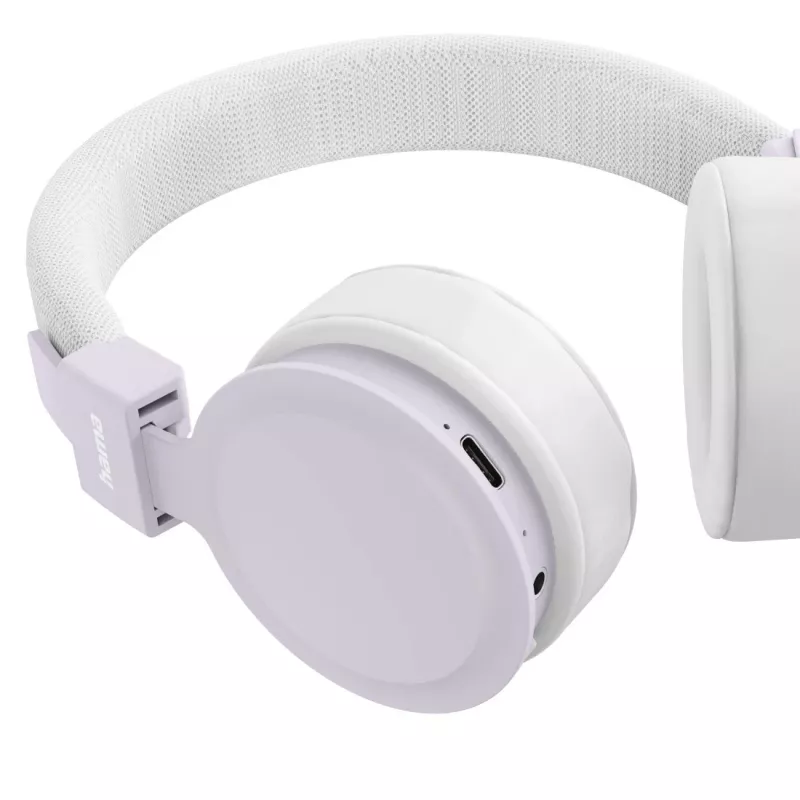 Hama Freedom Lit III Auriculares Inalámbricos Diadema Llamadas/Música USB Type-C Bluetooth Lila, Blanco
