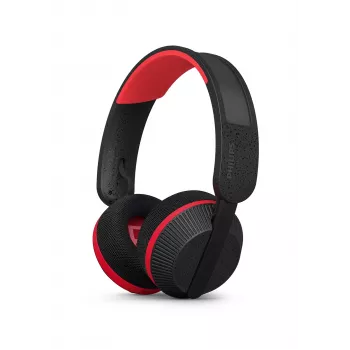 Philips Serie 6000 TAA6219BK/00 Auriculares Inalámbricos On-Ear Música Bluetooth Negro, Rojo