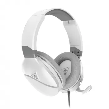 Turtle Beach Recon 200 Blanco Gen 2 Auriculares Gaming con cable amplificados – PS4, PS5, Xbox Series X|S, One y PC