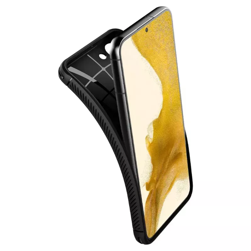 Spigen Rugged Armor Funda para móvil Negro Galaxy S22 6,1