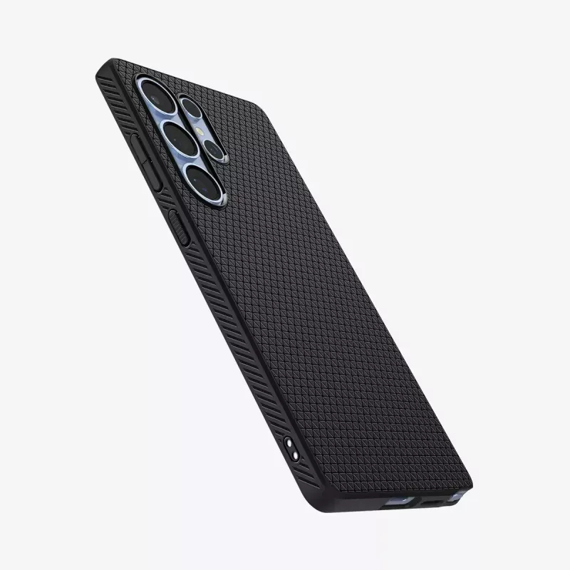 Spigen Galaxy S25 Ultra Case Liquid Air Negro mate Funda Samsung Galaxy S25 Ultra 6,9 inch