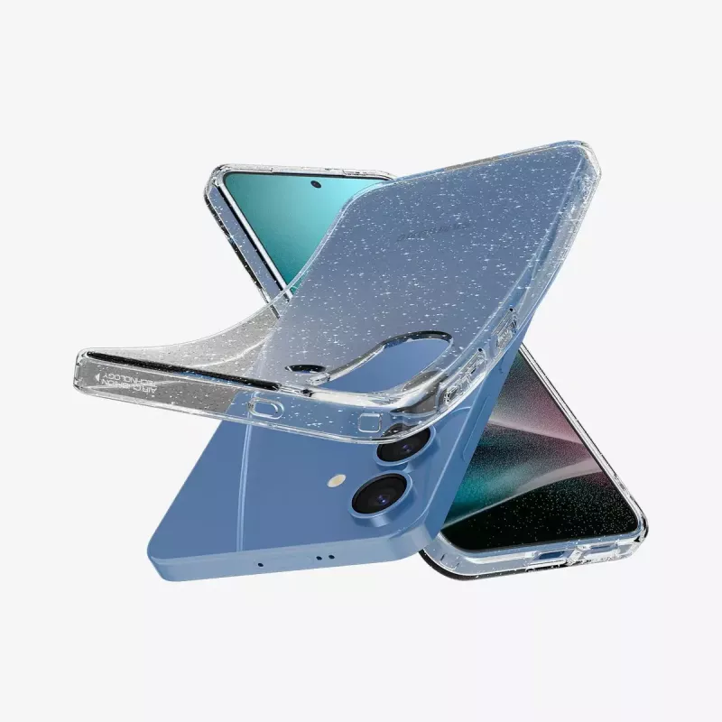 Funda Spigen Galaxy S25 Liquid Crystal Glitter Transparente